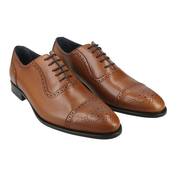 The classic design and warm tan hue effortlessly compliment any formal or casual ensemble.